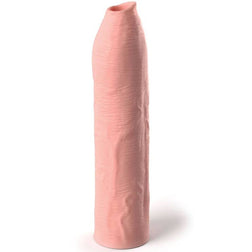 Gaine pénis Gaine pénienne uncut +66% 17,8 cm toucher peau — Elite en Silicone peau vu de face