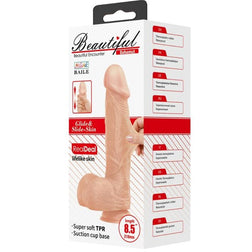 Bahamut realistic flexible dildo, 21.8 cm, natural flesh tone
