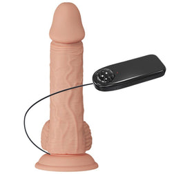 Realistic dildo by Baile, Catablepas model, in flesh TPR, 20.6 cm, for intimate pleasure.