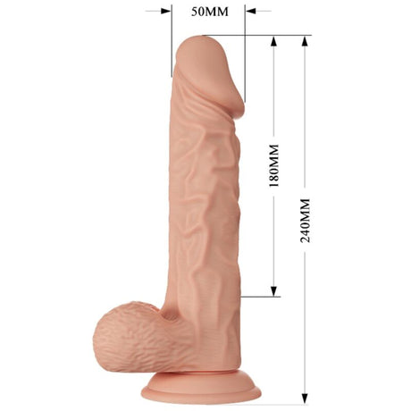 BAILE BELLE RENCONTRE BURAQ VIBRATION 24 CM NATUREL