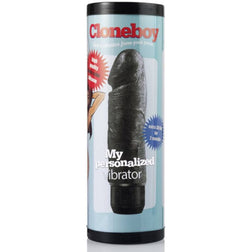 Gode réaliste Cloneboy Kit moulage vibromasseur réaliste Noir DIY vu de face