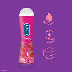 Gel lubrifiant aromatisé cerise 50 ml — Durex Play