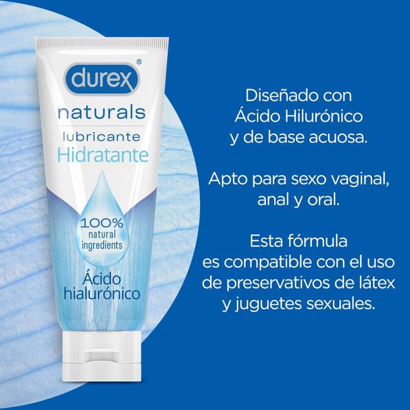 Lubrifiant hydratant acide hyaluronique 100% naturel 100 ml — vue de profil