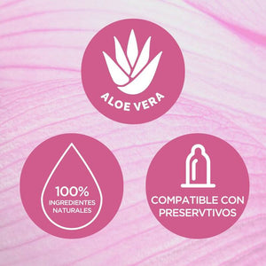 Lubrifiant naturel Aloe Vera peaux sensibles 100 ml — vue de profil