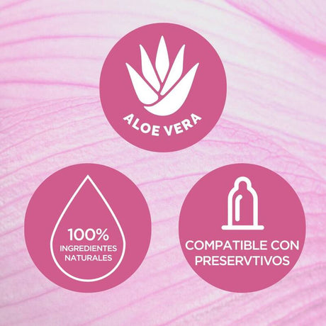 Lubrifiant naturel Aloe Vera peaux sensibles 100 ml — vue de profil