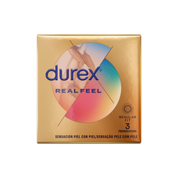 DUREX PRESERVATIFS REAL FEEL 3 UNITES