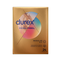 Boîte de 24 préservatifs Durex RealFeel sans latex