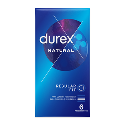 Préservatifs Regular Fit lubrifiés 6 unités — emballage