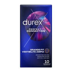 Préservatifs extra-lubrifiés silicone x10 — vue de profil