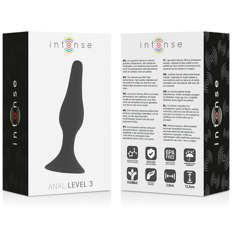 INTENSE ANAL NIVEAU 3 125CM NOIR