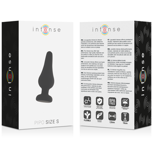 INTENSE PLUG ANAL PIPO S SILICONE NOIR 98 CM