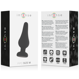 Plug anal Pipo noir - vue détaillée produit