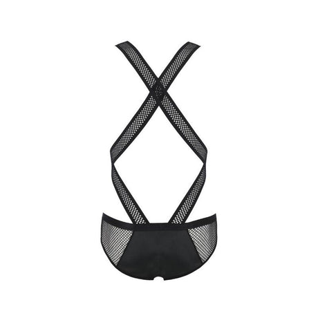 Body harnais mesh et wetlook dos croisé — emballage