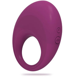 Cockring vibrant violet Coverme Dylan vu de trois quarts