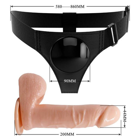 Pretty Love Tom Harness with Dildo 20 cm