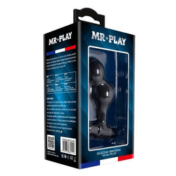 MR PLAY PLUG ANAL VIBRATEUR EN SILICONE NOIR