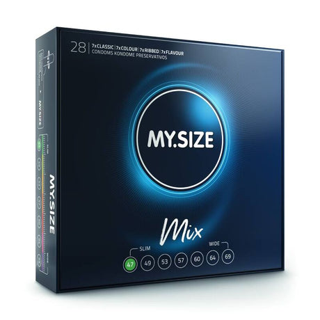 MY SIZE MIX PRESERVATIFS 47 MM 28 UNITES