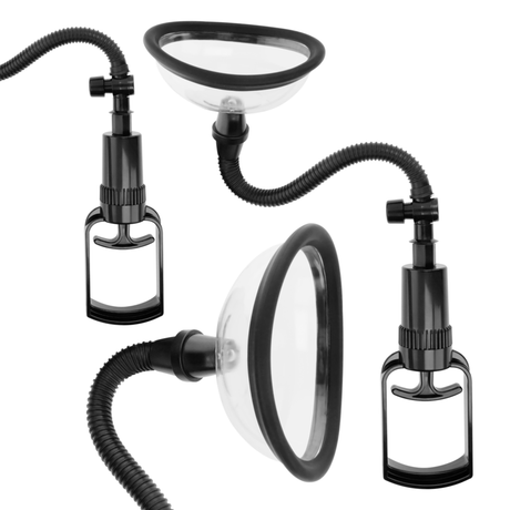 INTENSE - MANUAL VAGINAL PUMP WITH TWO INTERCHANGEABLE CUPS