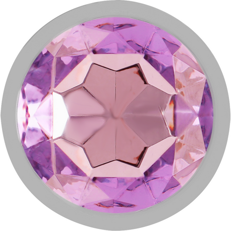 INTENSE PLUG ANAL EN METAL ALUMINIUM AVEC CRISTAL VIOLET TAILLE S