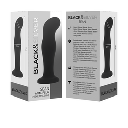 BLACKSILVER SEAN PLUG ANAL PREMIUM SILICONE NOIR