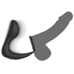 Masseur prostatique vibrant avec cockring télécommandé