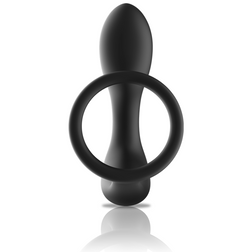 Masseur prostatique vibrant avec cockring télécommandé