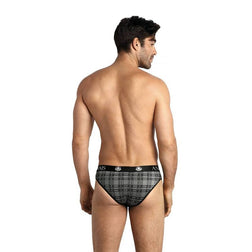 Slip homme microfibre imprimé carreaux — Balance