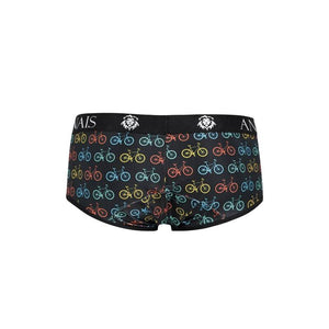 Slip homme microfibre imprimé vélos colorés — emballage