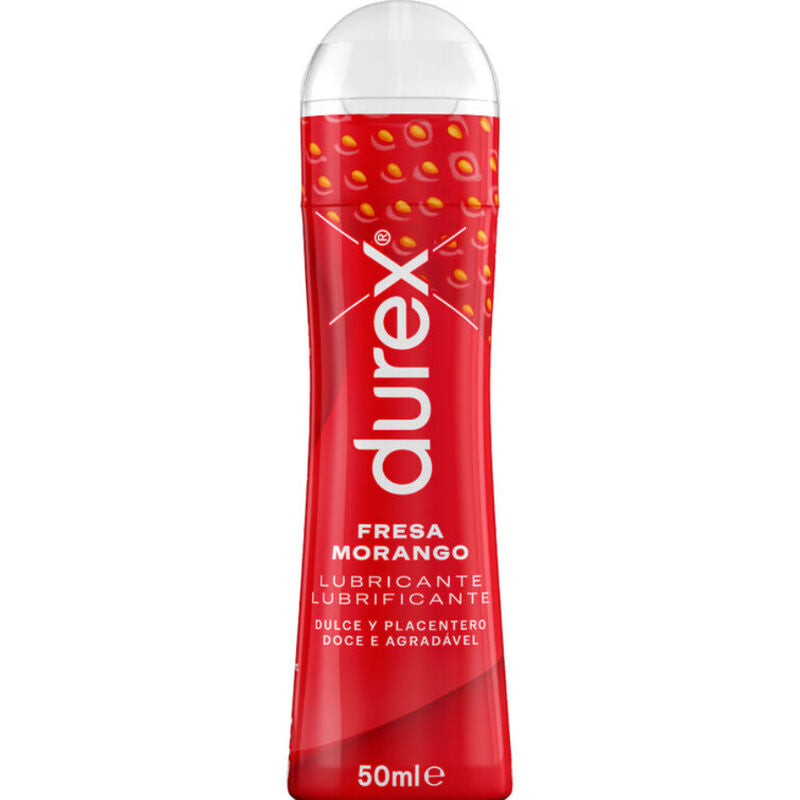 Gel lubrifiant aromatisé fraise 50 ml — Durex Play · Durex Lubes · Lubrifiants aromatisés