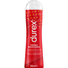 Gel lubrifiant aromatisé fraise 50 ml — Durex Play · Durex Lubes · Lubrifiants aromatisés