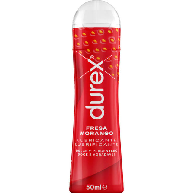 Gel lubrifiant aromatisé fraise 50 ml — Durex Play · Durex Lubes · Lubrifiants aromatisés