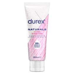 Lubrifiant eau Durex Lubes Lubrifiant naturel Aloe Vera peaux sensibles 100 ml — Durex Extra Sensitive en flacon transparent
