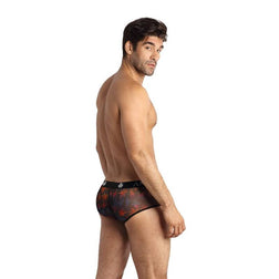 Boxer mesh noir transparent motif palmiers — Chill