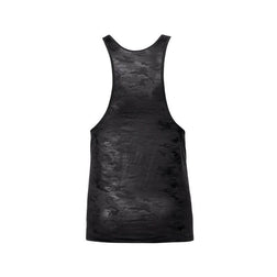 Débardeur noir en microfibre motif camouflage — Electro S