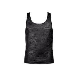 Débardeur noir en microfibre motif camouflage — Electro S