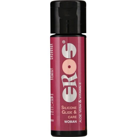 Lubrifiant silicone soin aloe vera 30 ml — Silicone Glide & Care · Eros Classic Line · Lubrifiants base silicone
