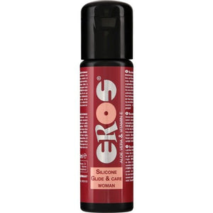 Lubrifiant silicone soin aloe vera 100 ml — Silicone Glide & Care · Eros Classic Line · Lubrifiants base silicone
