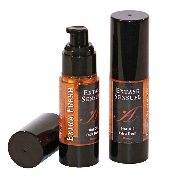Huile de massage chaud-froid parfum mangue 30 ml — emballage
