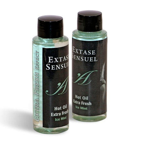 EXTASE SENSUAL HUILE DE MASSAGE A EFFET GLACE EXTRA FRAICHE 100 ML