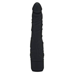 Gode vibrant slim silicone noir 22 cm — Classic Slim