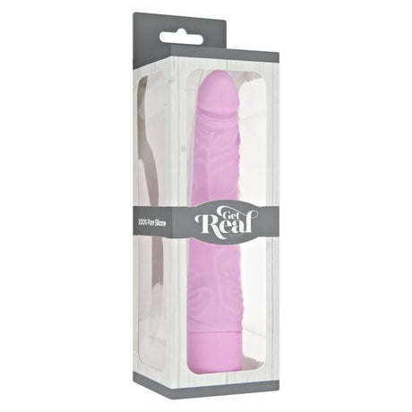 Pink Get Real Slim Realistic Vibrator