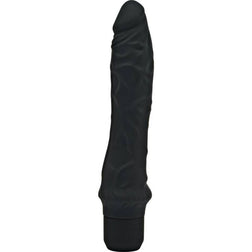 Gode vibrant XL silicone médical 25 cm noir pour homme