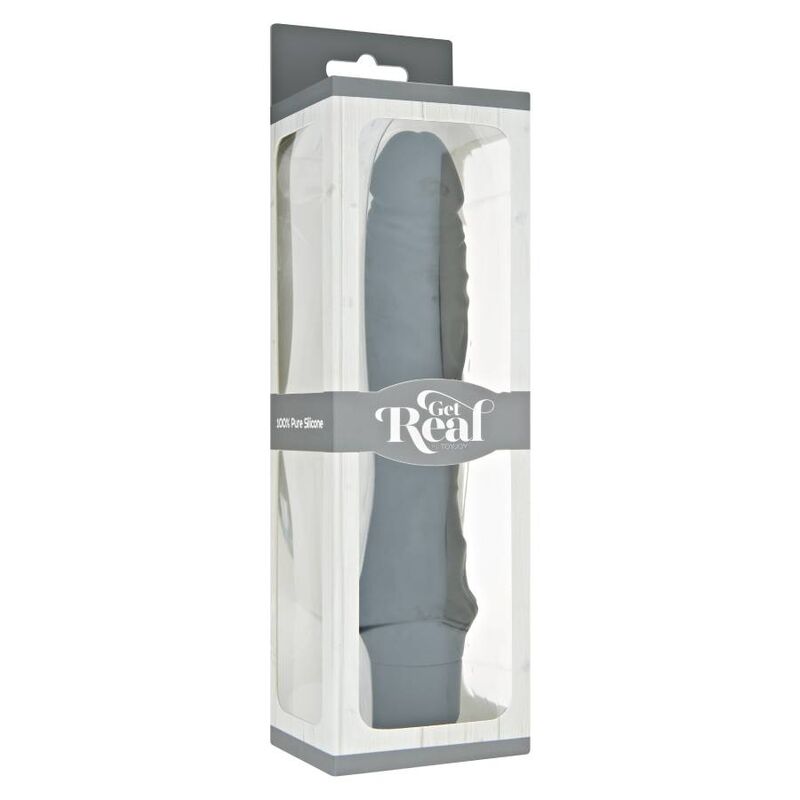 GET REAL GRAND VIBRATEUR NOIR CLASSIQUE