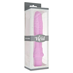 Gode vibrant XL Classic Large rose 24,9 cm — détail de la texture