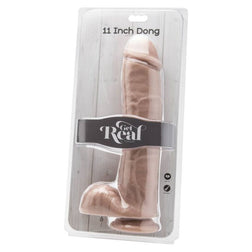 GET REAL GODE 28 CM AVEC BILLES EN PEAU