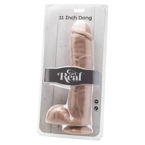 GET REAL GODE 28 CM AVEC BILLES EN PEAU
