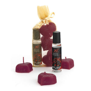 Strawberry Lube & Heart Candle Kit — Nuits de Soie — view 2