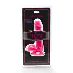 GET REAL GODE HAPPY DICKS 12 CM BALLES ROSE