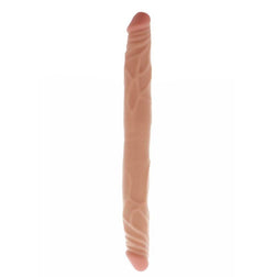 Gode double réaliste flexible 35 cm — gros plan