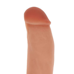 GET REAL GODE EN SILICONE 18 CM AVEC BALLES PEAU
